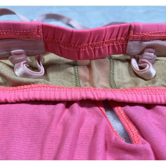 Lululemon 8 No Limits Tank Top Built In Bra Flowy Bright Fuchsia Hot Pink Fairy - Picture 6 of 9